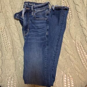 American Eagle Outfitters Women's Blue Skinny Jeans